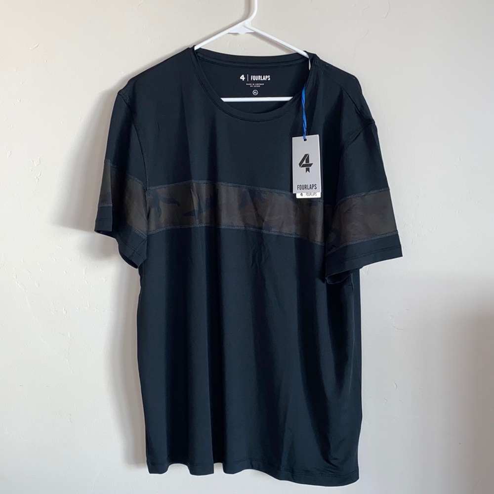 Fourlaps Camo Athletic Top